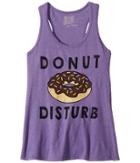 The Original Retro Brand Kids Donut Distrub Grape Slub Tank Top (big Kids) (grape) Girl's Sleeveless