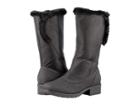Trotters Bowen Waterproof (black Rubberized Waterproof/ballistic Nylon Waterproof/faux Fur) Women's Boots