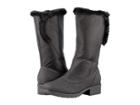 Trotters Bowen Waterproof (black Rubberized Waterproof/ballistic Nylon Waterproof/faux Fur) Women's Boots