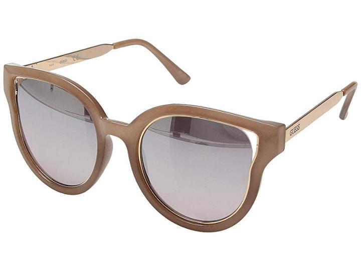 Guess Gf0323 (shiny Pink/bordeaux Mirror) Fashion Sunglasses