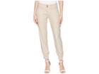 Liverpool Ava Jogger In Soft Stretch Linen In Flax (flax) Women's Casual Pants
