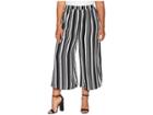 Kari Lyn Plus Size Bree Striped Pants (black/white) Women's Casual Pants