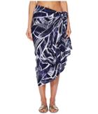 La Blanca Bali Hai Pareo Wrap Cover-up (midnight) Women's Swimwear