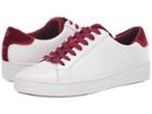 Michael Michael Kors Irving Lace-up (white/maroon) Women's Shoes