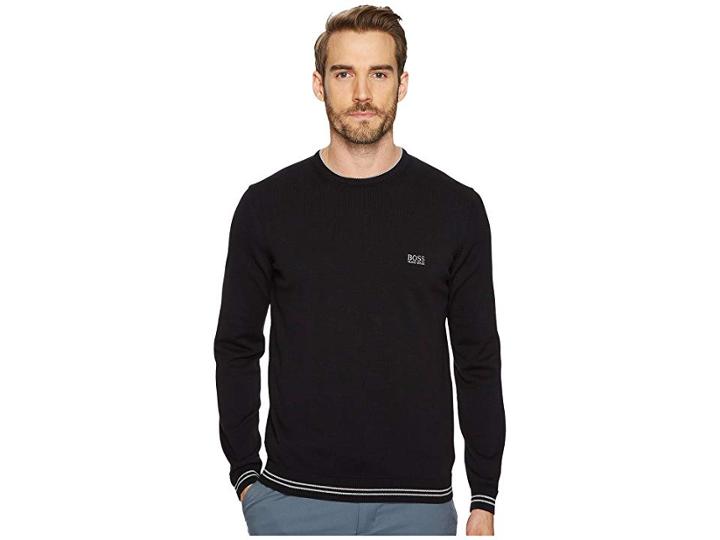 Boss Green Rime_s18 10204030 01 (black) Men's Short Sleeve Knit