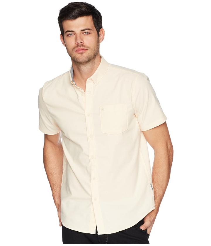 Volcom Everett Oxford Short Sleeve (sunburst) Men's Clothing