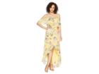 Bb Dakota Madison Ruffled High-low Dress (citrus) Women's Dress