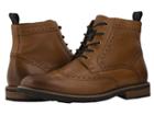 Nunn Bush Odell Wingtip Boot With Kore Walking Comfort Technology (tan Ch) Men's Lace-up Boots