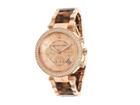 Michael Kors Parker Watch Mk5538 (rose Gold & Tortoise) Chronograph Watches