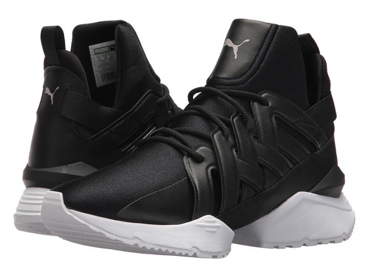 Puma Muse Echo Satin Ep (puma Black/puma White) Women's Shoes