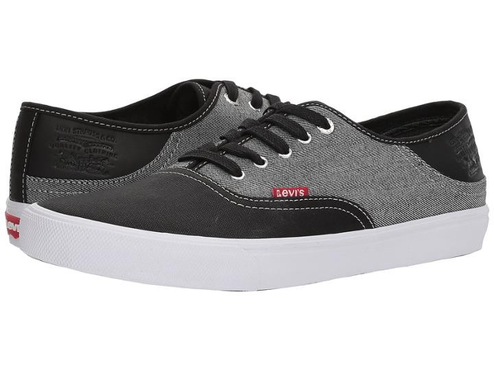 Levi's(r) Shoes Monterey Canvas Denim (black/reverse) Men's  Shoes