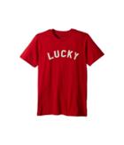 Lucky Brand Kids Short Sleeve Washed Graphic Tee (big Kids) (chili Pepper) Boy's T Shirt