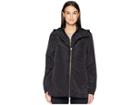 Kate Spade New York Athleisure Ruffle Placket Anorak (black) Women's Coat
