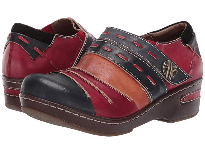 L'artiste By Spring Step Sherbet (black Multi) Women's Shoes