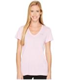 Under Armour Ua Techtm Twist V-neck (icelandic Rose) Women's Short Sleeve Pullover