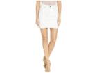 J.crew Denim Mini Skirt In Chalk White (chalk White) Women's Skirt