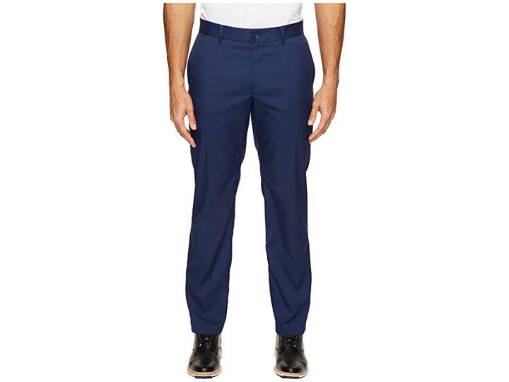 Nike Golf Flat Front Pants (midnight Navy/midnight Navy) Men's Casual Pants