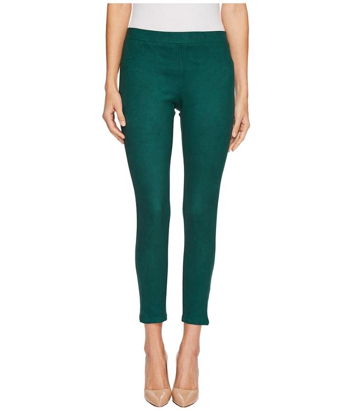 Karen Kane Faux Suede Pants (emerald) Women's Casual Pants