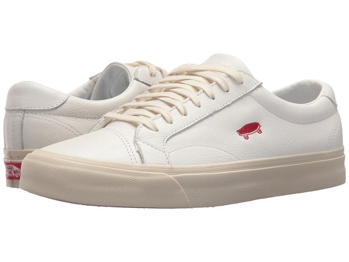 Vans Court Icon ((salton Leather) True White/turtledove) Skate Shoes