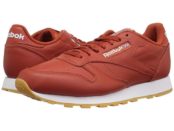 Reebok Lifestyle Classic Leather Mu (burnt Amber/white/gum) Men's Classic Shoes