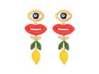 Tory Burch Crazy Charms Statement Earrings (multi) Earring