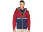 U.s. Polo Assn. Sleeve Wordmark Hoodie (university Red) Men's Sweatshirt