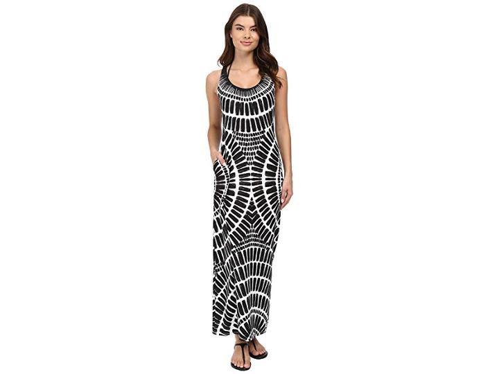 Trina Turk Algiers Long Dress Cover-up (black) Women's Swimwear