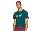 Huf Essentials Og Logo Short Sleeve Tee (jade) Men's T Shirt