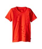 Fjallraven Kids Kids Animal Tracks T-shirt (flame Orange) Kid's Short Sleeve Pullover