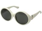 Saint Laurent Sl M1 F (ivory/ivory/grey) Fashion Sunglasses