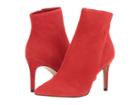 Steven Logic Dress Bootie (red Suede) Women's Dress Zip Boots
