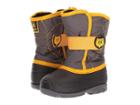 Kamik Kids Snowbug 3 (toddler) (charcola/yellow) Boys Shoes