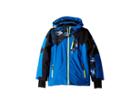 Spyder Kids Leader Jacket (big Kids) (turkish Sea/camo Distress Turkish Sea/black) Boy's Jacket