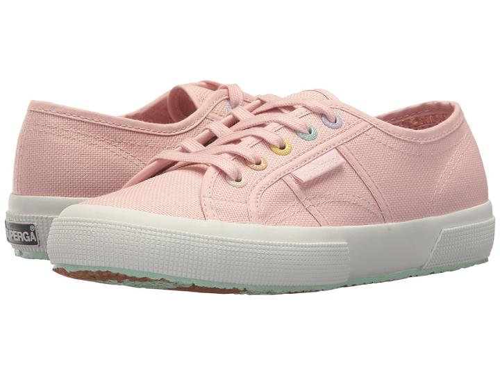 Superga 2750 Coloreycotw Sneaker (light Pink) Women's Lace Up Casual Shoes