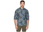 Tommy Bahama Chambray Ole Shirt (ocean Deep) Men's Long Sleeve Button Up