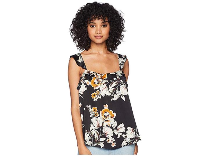 Bishop + Young Bella Flutter Tank Top (black) Women's Sleeveless