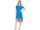 Karen Kane Cold Shoulder High-low Dress (cobalt) Women's Dress