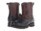 Frye Warren Duck Engineer (black Multi Wp Smooth Pull Up/shearling Lined) Men's Pull-on Boots