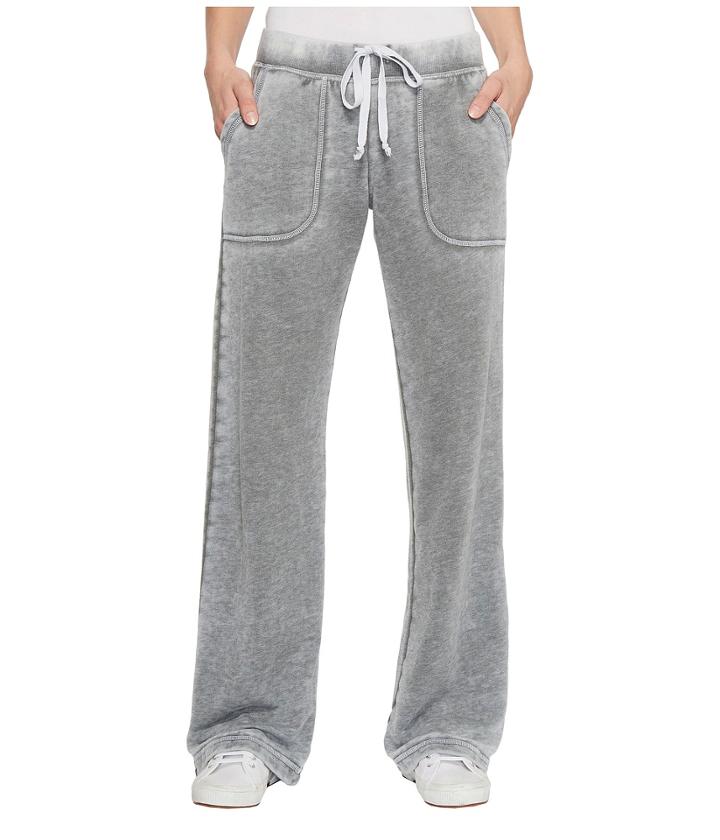 Allen Allen French Terry Long Cargo Pants (cilantro) Women's Casual Pants