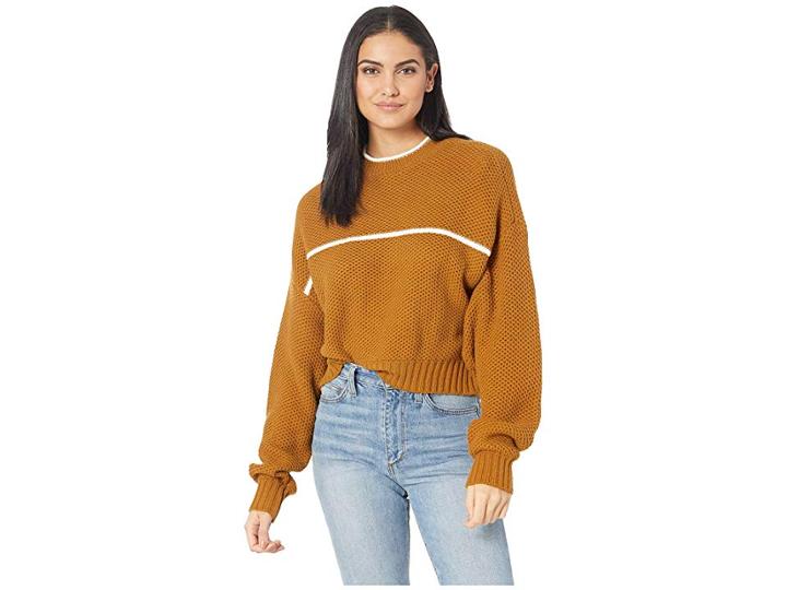 Rvca Jammer Sweater (beeswax) Women's Sweater