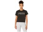 Puma Camo Tee (cotton Black) Women's T Shirt
