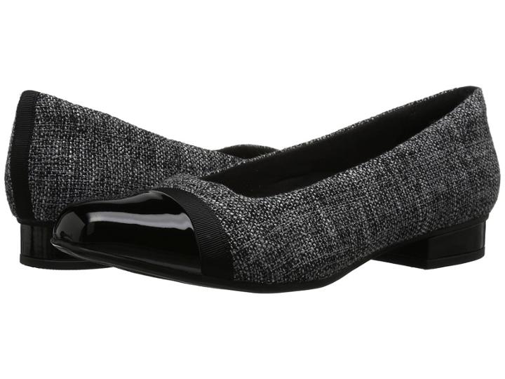 Clarks Juliet Monte (black Textile/synthetic) Women's Shoes