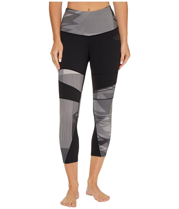 The North Face Motivation Printed Tights (tnf Black Ziggy Zaggy Print) Women's Casual Pants