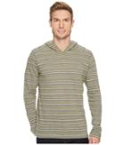Prana Dweller Long Sleeve Pullover Hoodie (juniper) Men's Sweatshirt