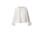 Bardot Junior Sia Bow Blouse (big Kids) (ivory) Girl's Blouse