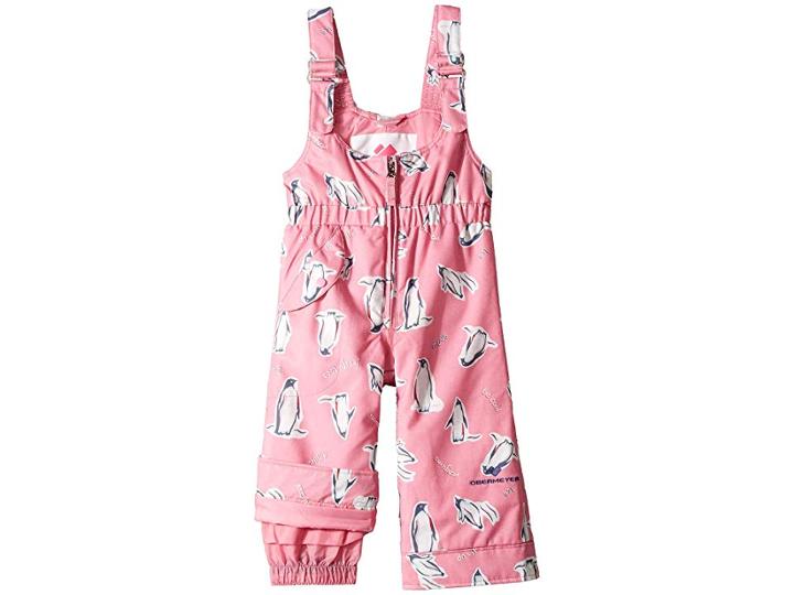 Obermeyer Kids Snoverall Print Pants (toddler/little Kids/big Kids) (penguins 'n Pink) Girl's Jumpsuit & Rompers One Piece