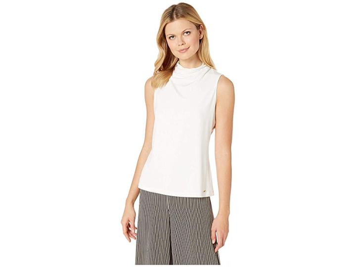 Calvin Klein Sleeveless Pullover (cream) Women's Clothing