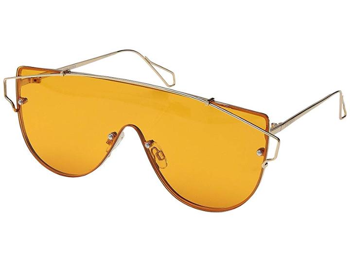 Steve Madden Georgia (orange/orange Lens) Fashion Sunglasses