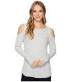 Sanctuary Bowery Thermal Bare Tee (heather Sterling) Women's T Shirt