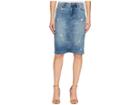 Blank Nyc Denim Pencil Skirt In Block Party (block Party) Women's Skirt
